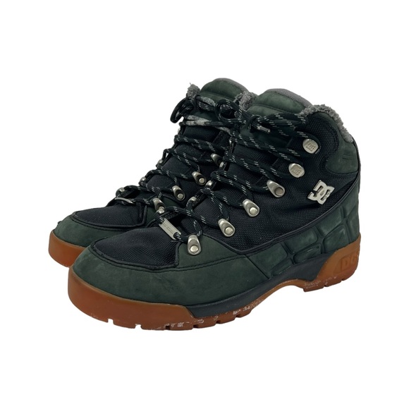 DC Other - Dc Shoes Pure High Top Boot Shoes Green Outdoor Winter Hiking Leather Sz 11